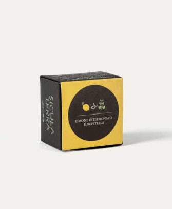 Cioccolatini aromatizzati con limone e nepetella