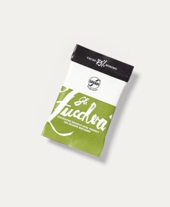 Cioccolatino fondente biologico 75% cacao con zucchero Mascobado